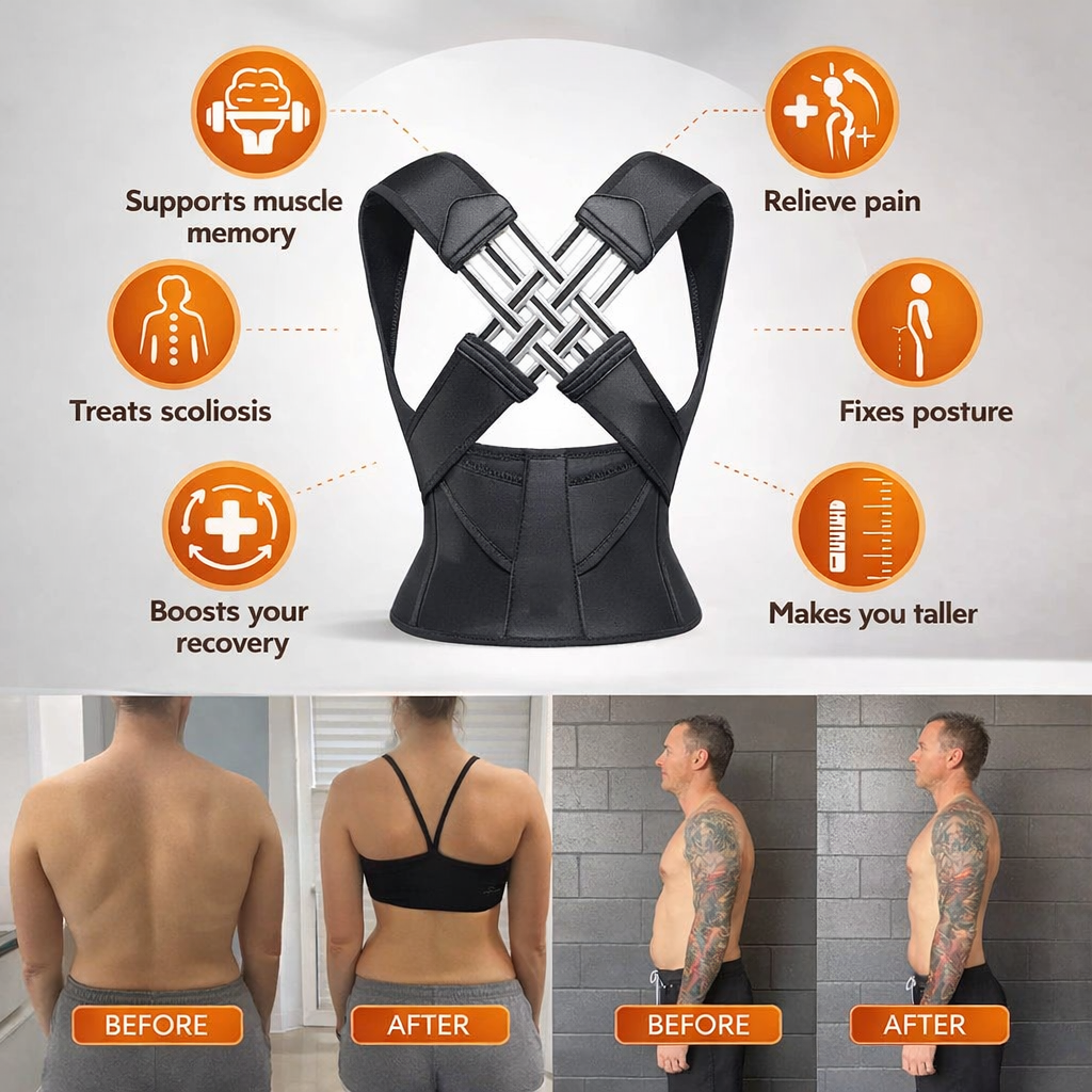 PostureLift - Back Support Brace