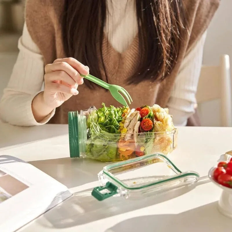 Leakproof Side-Open Meal Prep Jar
